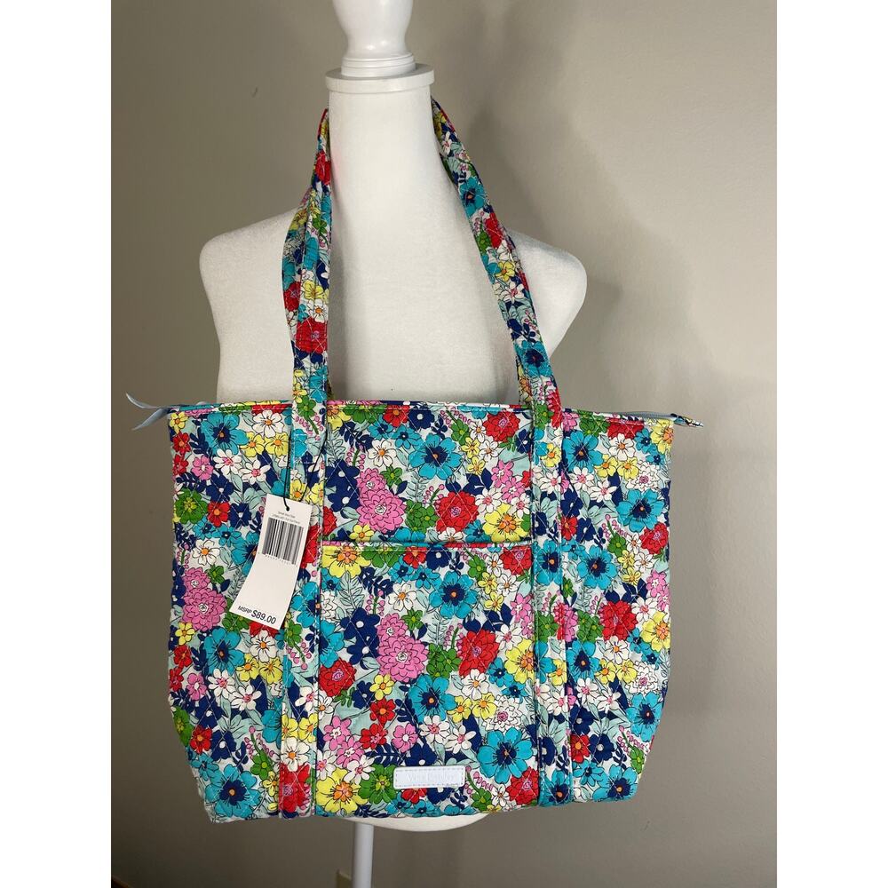 Vera Bradley Multi-Color Floral Quilted Tote
